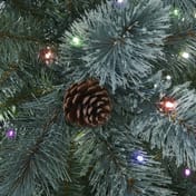 Blue Forest Pine Christmas Tree with LEDs