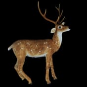 Plush Blitzen the Reindeer Christmas Decoration