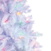 Nutcracker Spruce Pre lit White Christmas Tree