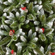 Times Square Spruce Realistic Christmas Tree with Berries and Cones