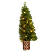Wall Mounted Pre Lit Christmas Tree