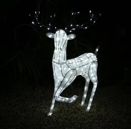 1.2m Light Up Stag Decoration