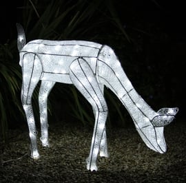 Grazing Doe Light Up Christmas Decoration