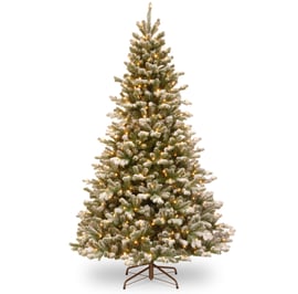 Snow Dusted Pre Lit Christmas Tree 7.5ft