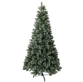 Sparkling Frosted Bristle Christmas Tree 7ft