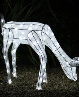 Grazing Doe Light Up Christmas Decoration