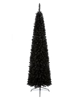 Starry Night Black Pencil Christmas Tree 7ft