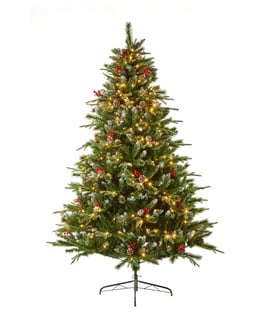 Twinkling Lights Pre Lit Artificial Christmas Tree 6ft