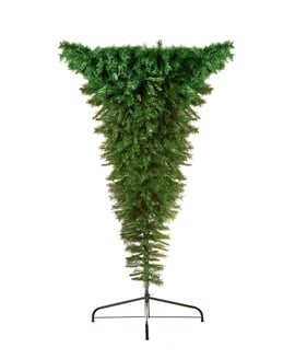 Upside Down Artificial Christmas Tree 7ft