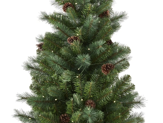 Hazlenut Potted Pine Christmas Tree 4ft