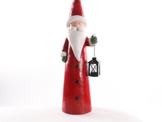 Father Christmas with Lamp Decoration