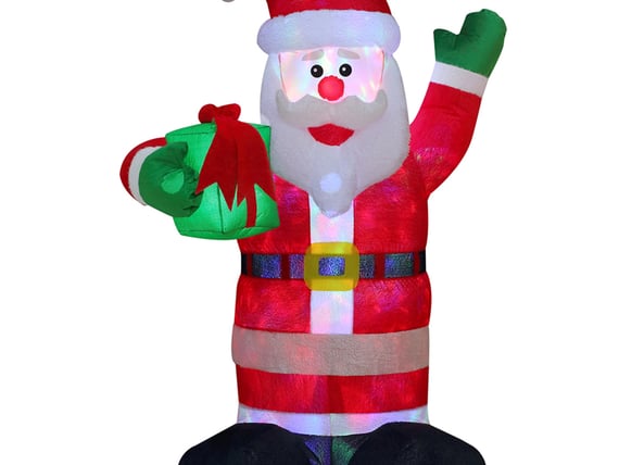 2.4m Inflatable Santa Claus with LEDs