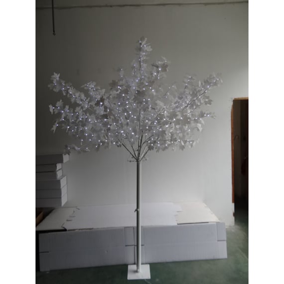 Snowfall LED Bushy Twig Christmas Tree 8ft