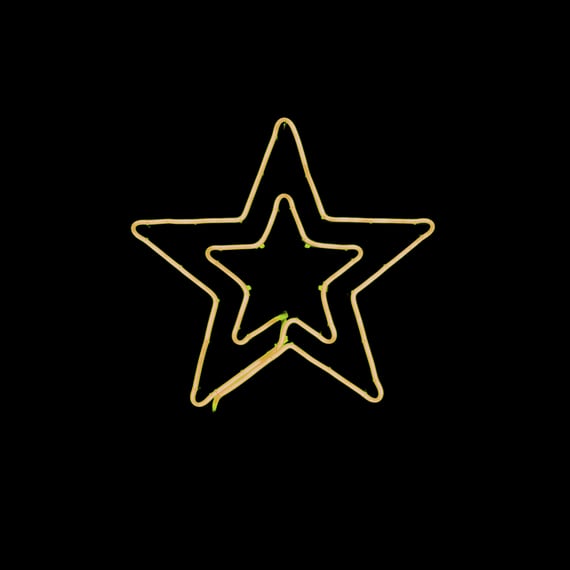 51cm Neon Star Warm White