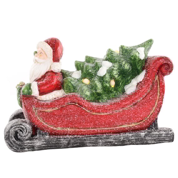 Santas Sleigh Light Up Christmas Decoration