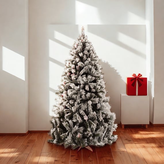 Snowy Mountain Pine Christmas Tree 8ft 