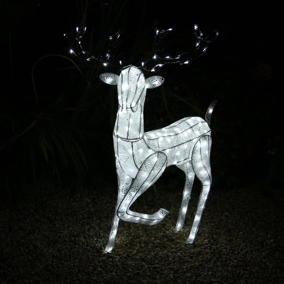 1.2m Light Up Stag Decoration