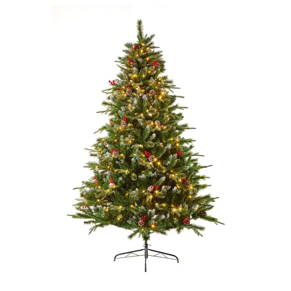 Twinkling Lights Pre Lit Artificial Christmas Tree 6ft