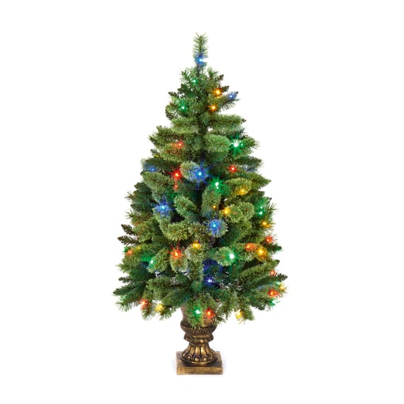 Warm Glow Pre Lit Christmas Tree 4ft