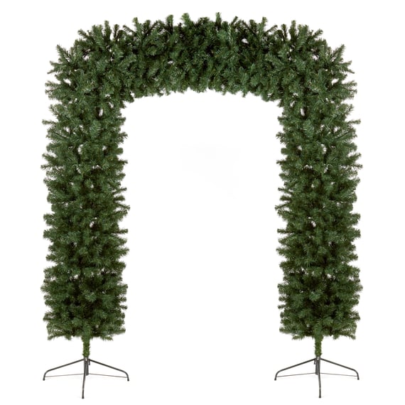 Welcoming Pine Christmas Archway