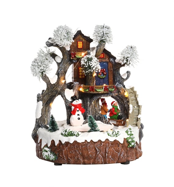 Festive Tree House LED Christmas Decoration