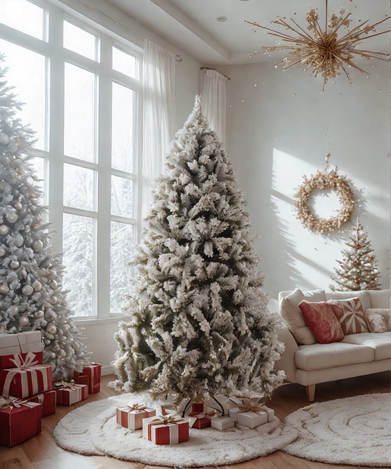  Snowy Mountain Pine Christmas Tree 6ft