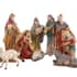 Nativity Scene 10 Piece Christmas Decoration
