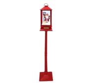 Snowing Santa Lantern with Music 153cm