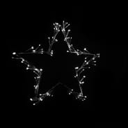 60cm Silver Star LED Motif