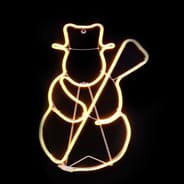 52cm Neon Snowman Warm White