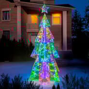 Large Radiant Christmas Tree Motif