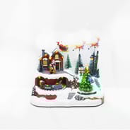 Festive Village Light Up Christmas Decoration with Music