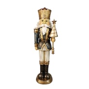 Nutcracker with Light Outdoor Christmas Decoration Blue