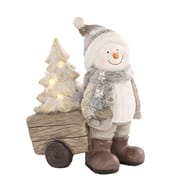 Snowman and Tree Light Up Christmas Decoration