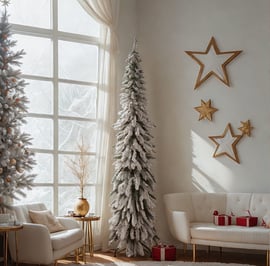 Frosted Fjord Slim Christmas Tree 7ft